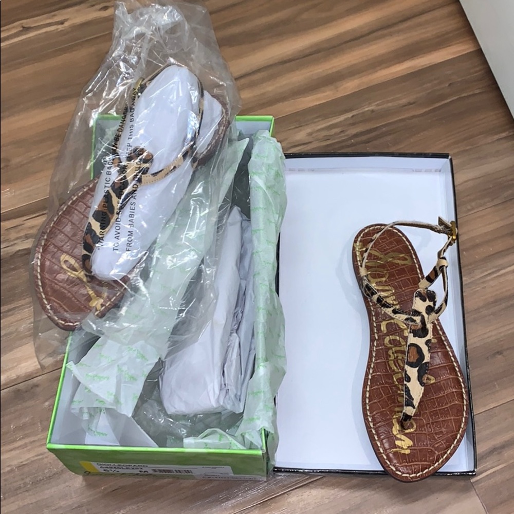 NWT Sam Edelman Leopard Sandal Size 6.5